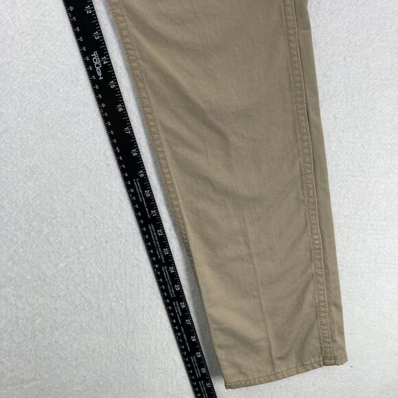 Levi's 511 Mens 29x32 Slim Fit Brown Denim Straight Leg Jeans Low Rise Black Tab - Picture 9 of 12